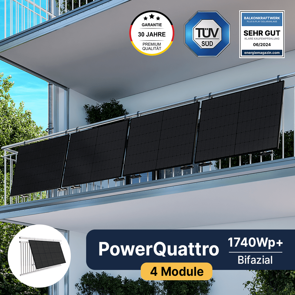 EQ PowerQuattro 1780Wp+ Balkon Bifazial