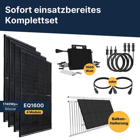 EQ PowerQuattro 1780Wp+ Balkon Bifazial