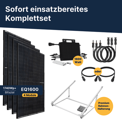 EQ PowerQuattro 1780Wp+ Garten-Premium Bifazial