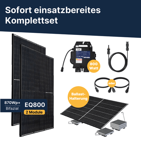 EQ PowerDuo 890Wp+ Garten Bifazial