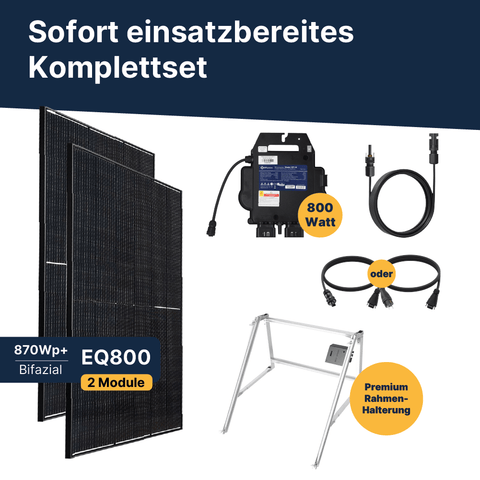 EQ PowerDuo 890Wp+ Fassade-Premium Bifazial
