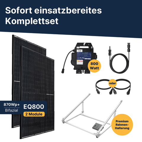 EQ PowerDuo 890Wp+ Garten-Premium Bifazial