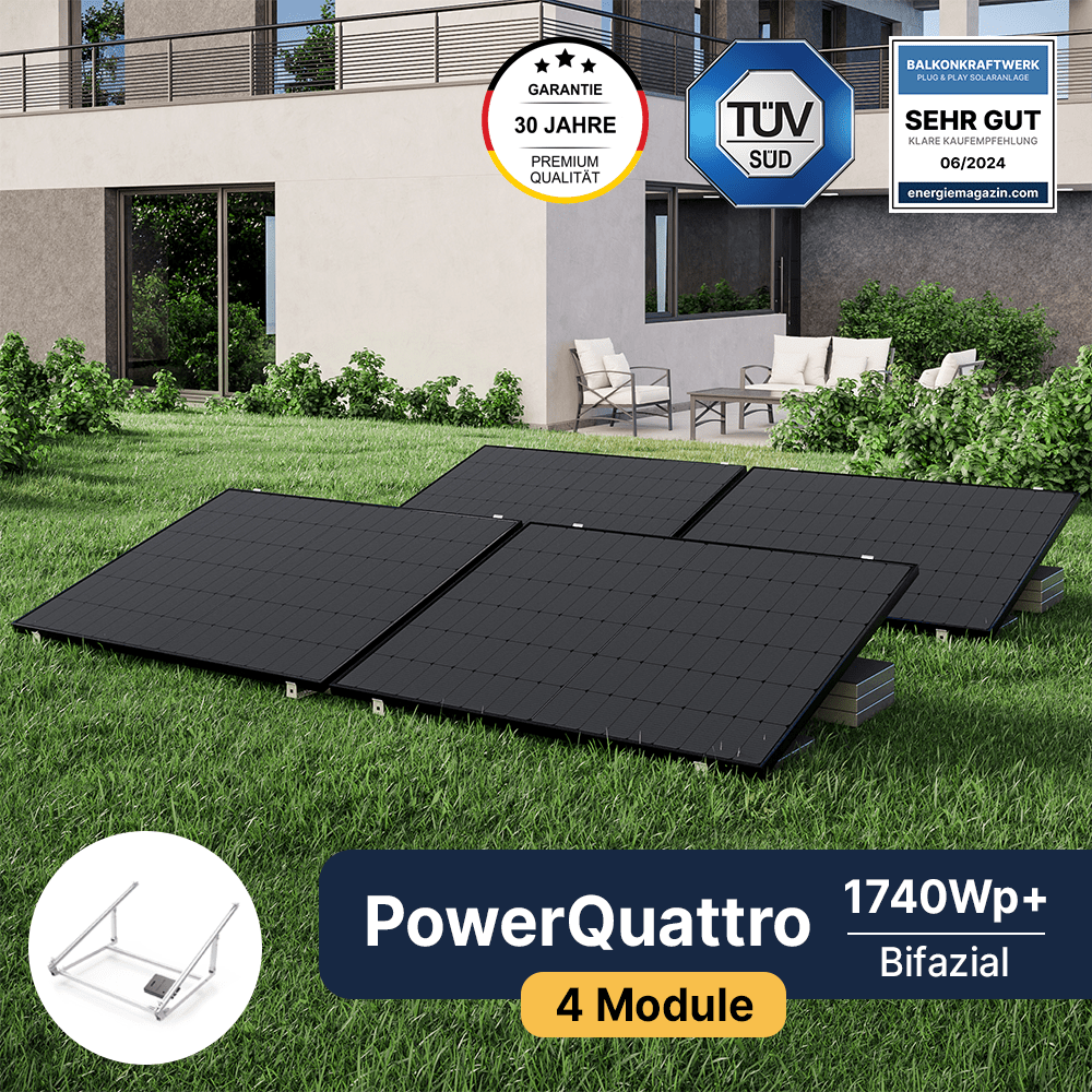 EQ PowerQuattro 1780Wp+ Garten-Premium Bifazial