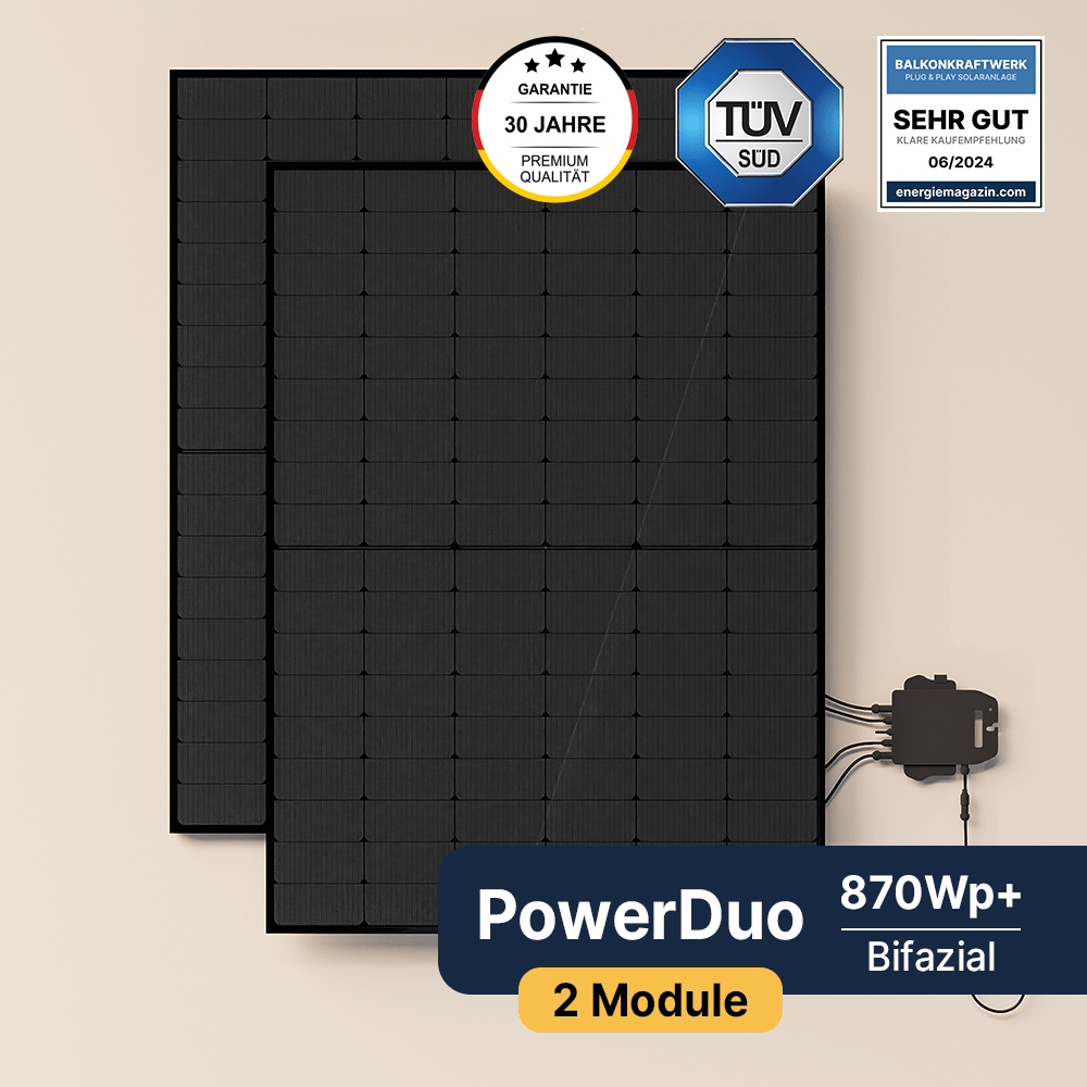 EQ PowerDuo 890Wp+ Bifazial
