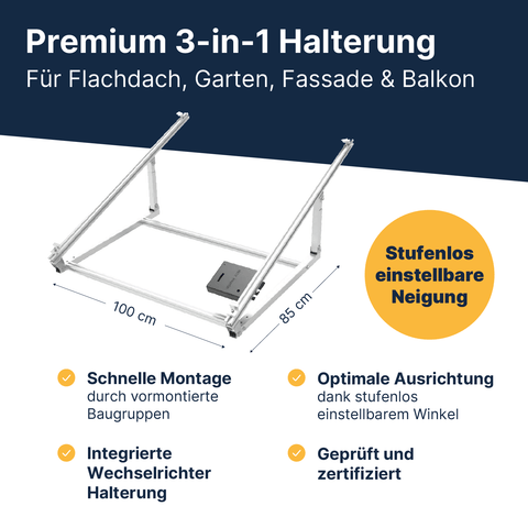 EQ PowerQuattro 1780Wp+ inkl. Solarbank 2 Pro (1,6kWh)